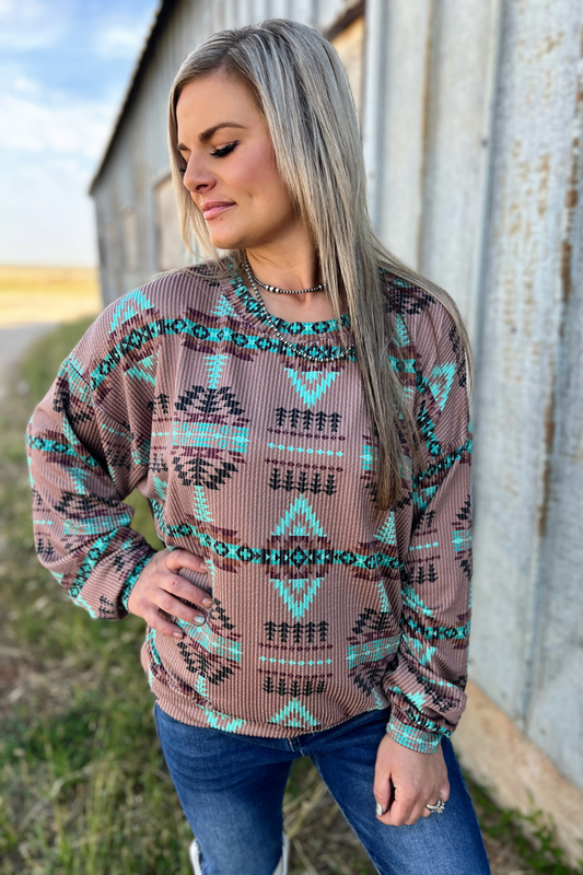 Colorado Sunset Sweater: M